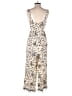 ASOS 100% Polyester Animal Print Ivory Jumpsuit Size 6 - photo 2