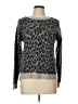 Design History Animal Print Gray Pullover Sweater Size L - photo 1