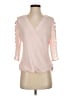 BCX Pink 3/4 Sleeve Blouse Size S - photo 1