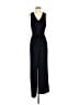 Banana Republic 100% Polyester Solid Black Jumpsuit Size 4 - photo 1