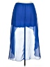 I.N. San Francisco 100% Polyester Solid Blue Formal Skirt Size XL - photo 2