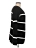 Tribal 100% Polyester Stripes Black Pullover Sweater Size M - photo 4