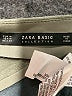 Zara Basic Solid Green Faux Leather Skirt Size M - photo 4