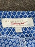 Margaret M Chevron-herringbone Blue Casual Pants Size XS - photo 7