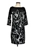 Leota Graphic Black Casual Dress Size S - photo 1