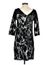 Leota Graphic Black Casual Dress Size S - photo 2