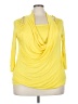 Ashley Stewart Yellow 3/4 Sleeve Top Size 22 - 24 Plus - photo 1