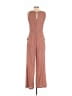 Eva Franco Chevron-herringbone Brown Jumpsuit Size S - photo 2
