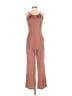 Eva Franco Chevron-herringbone Brown Jumpsuit Size S - photo 1