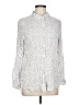 Max Jeans Polka Dots White Long Sleeve Blouse Size L - photo 1