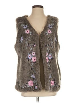 Boston Proper Faux Fur Vest