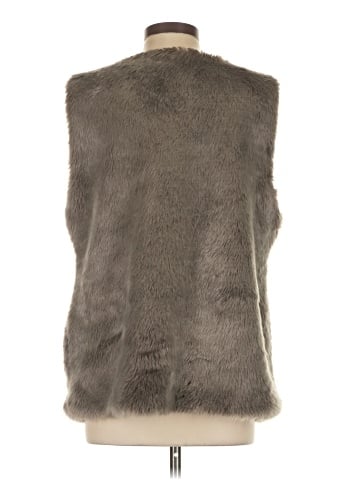 Boston Proper Faux Fur Vest (view 2)