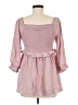 Oddi 100% Polyester Pink 3/4 Sleeve Blouse Size M - photo 2