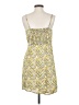 Heartloom 100% Polyester Print Yellow Casual Dress Size S - photo 2