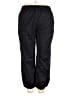 FLX Solid Black Casual Pants Size XXL - photo 1