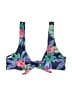 Shein Tropical Blue Swimsuit Top Size S - photo 1