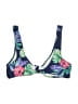 Shein Tropical Blue Swimsuit Top Size S - photo 2