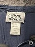 Anthony Richards 100% Cotton Blue 3/4 Sleeve Button-Down Shirt Size 18W - photo 7