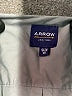 Arrow Solid Gray Long Sleeve Button-Down Shirt Size 14 - photo 3