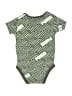 Puma 100% Cotton Chevron-herringbone Green Short Sleeve Onesie Size 0-3 mo - photo 2