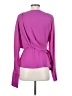 Atlein Collective 100% Polyester Purple Long Sleeve Blouse Size 4 - photo 2