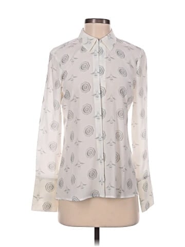 Ecru Long Sleeve Blouse (view 1)