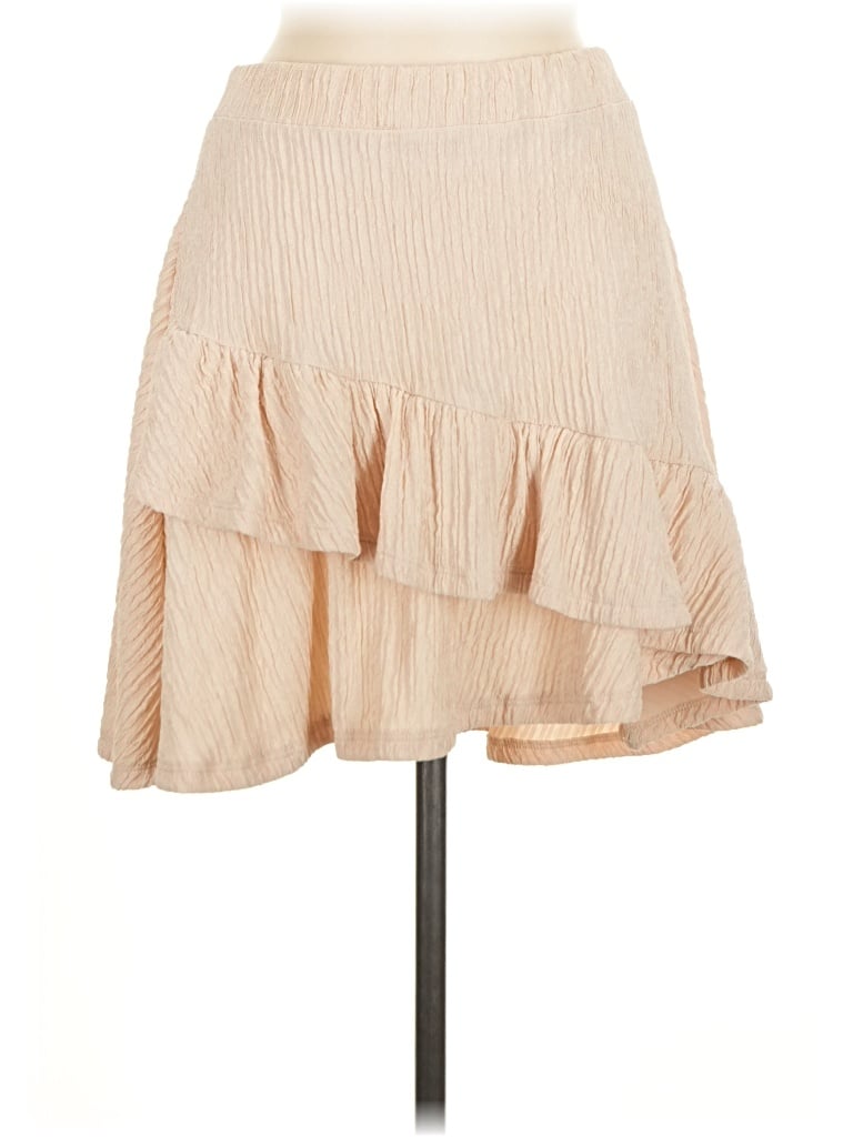 Pre-owned Unbranded Casual Skirt In Tan