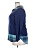Faded Glory Plaid Blue Pullover Sweater Size 20 - photo 5
