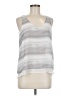 CALVIN KLEIN JEANS Silver Sleeveless Blouse Size M - photo 1