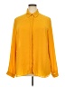 Sami & JO 100% Polyester Solid Yellow Long Sleeve Blouse Size 2X - photo 1