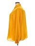 Sami & JO 100% Polyester Solid Yellow Long Sleeve Blouse Size 2X - photo 5