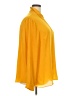 Sami & JO 100% Polyester Solid Yellow Long Sleeve Blouse Size 2X - photo 4