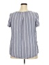Como Blu 100% Rayon Gray Short Sleeve Blouse Size 2X - photo 2