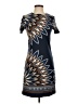 Tory Burch Graphic Blue Casual Dress Size XS - photo 1