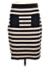 J.Crew Stripes Ivory Casual Skirt Size M - photo 1