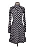 BCBGMAXAZRIA Chevron-herringbone Gray Casual Dress Size S - photo 1