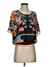 Clover Canyon 100% Polyester Black Short Sleeve Blouse Size XS - photo 1