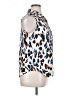 Unbranded Animal Print Blue Short Sleeve Blouse Size XL - photo 4