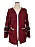Unbranded Burgundy Red Cardigan Size L - photo 1