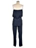 Lilly Pulitzer 100% Polyester Solid Blue Jumpsuit Size S - photo 2