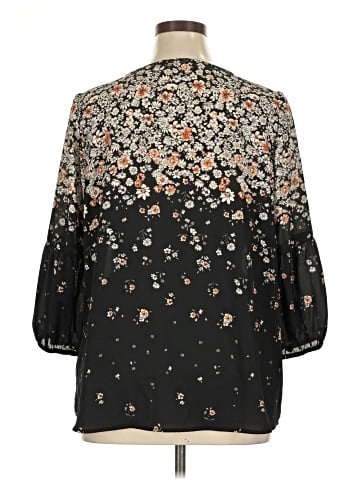 Collective Concepts 3/4 Sleeve Blouse (view 2)