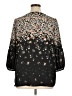 Collective Concepts 100% Polyester Black 3/4 Sleeve Blouse Size 1X - photo 2
