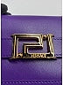 Versace Purple leather Greca bifold wallet One size - photo 5