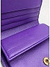 Versace Purple leather Greca bifold wallet One size - photo 6