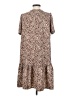 A New Day 100% Polyester Animal Print Brown Casual Dress Size S - photo 2