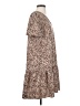 A New Day 100% Polyester Animal Print Brown Casual Dress Size S - photo 4