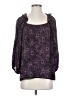 Nanette Lepore 100% Polyester Purple 3/4 Sleeve Blouse Size 4 - photo 1