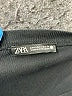 Zara Solid Black Casual Dress Size S - photo 7