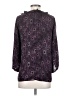 Nanette Lepore 100% Polyester Purple 3/4 Sleeve Blouse Size 4 - photo 2