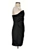 Express Solid Black Cocktail Dress Size 2 - photo 4